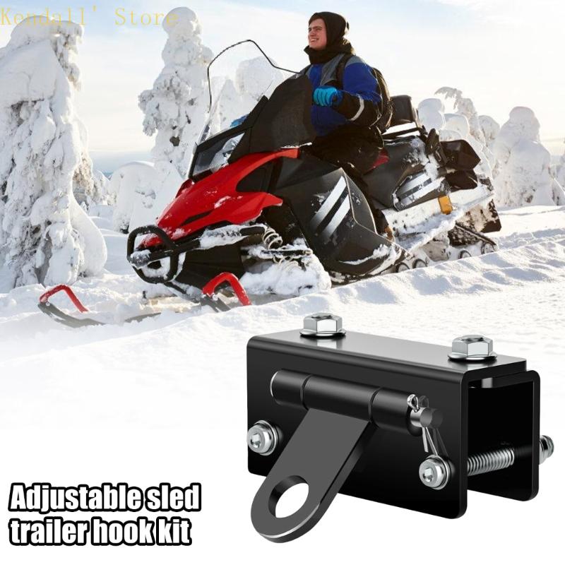 3XUB Secure Towing System Bumper Hitch for Snow Sleds Adjustable Heavy Duty Hitch