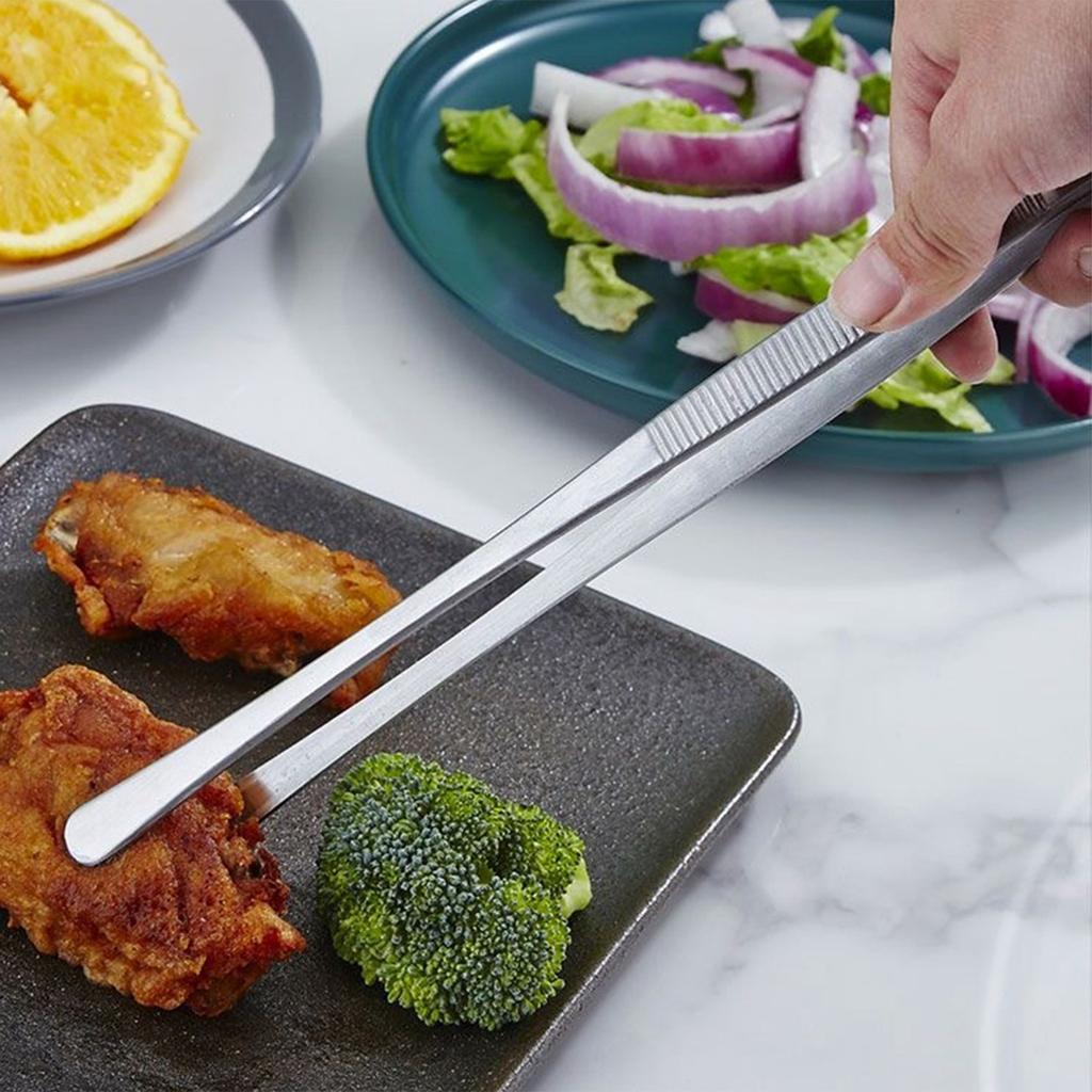 Stainless Steel Kitchen Tweezers, Barbecue Utensils, Meat And Vegetable Clips