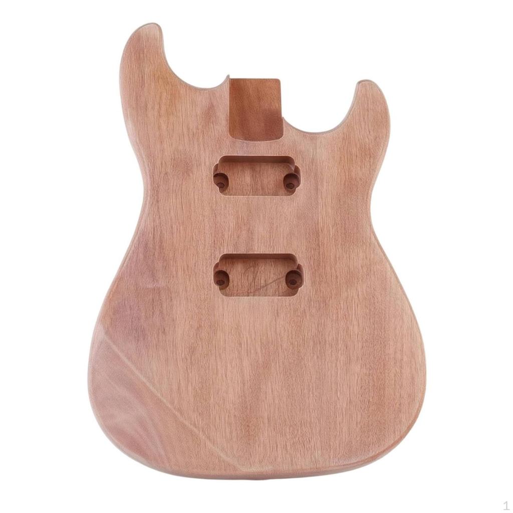 wooden Guitar Body with PreCarved Cavities DIY Blank Customizable for Luthiers,
