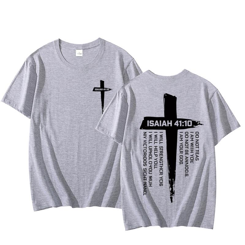 Heaven T Shirt Casual Cotton Short Sleeve Christian Jesus Bible Verse Tshirt Round Neck Tshirt Loose Streetwear Unisexs Clothing