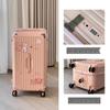 26-inch 5-Wheel Charging Luggage with Cup Holder