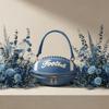 New American football/rugby ball handbag, creative, fashionable, unique, cute, lightweight crossbody bag, commuting, high-end, everyday, versatile.