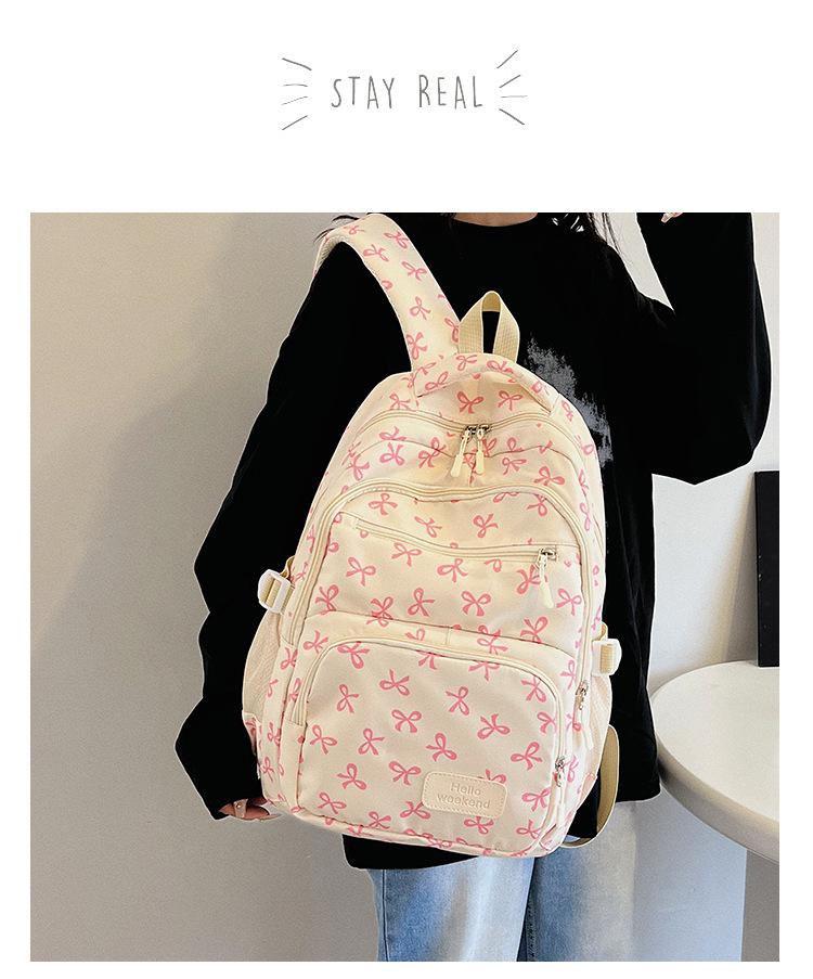 2025 Trendy Women's Three-Piece Backpack Set: Large Capacity, Fashionable College & Travel Bag