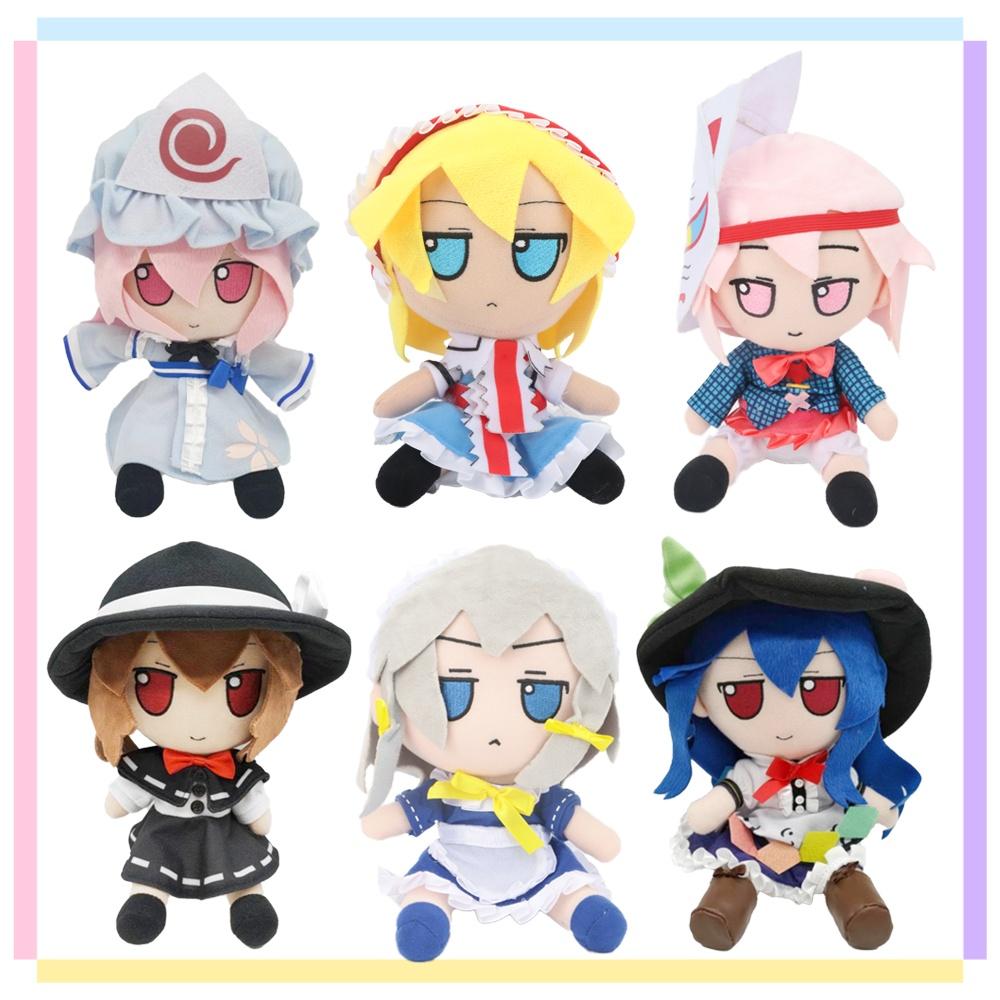 20cm Lovely Touhou Project Alice Usami Renko Tenshi Sakuya Kokoro Anime Peripheral Plush Playthings Birth Date Daughter's Day Gifts