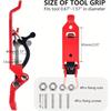 2 Packs Shovel Mount for Roof Rack Heavy Duty Metal Rubber Clamps Shovel Holder Wall Mounting Brackets Quick Release Axe Holder