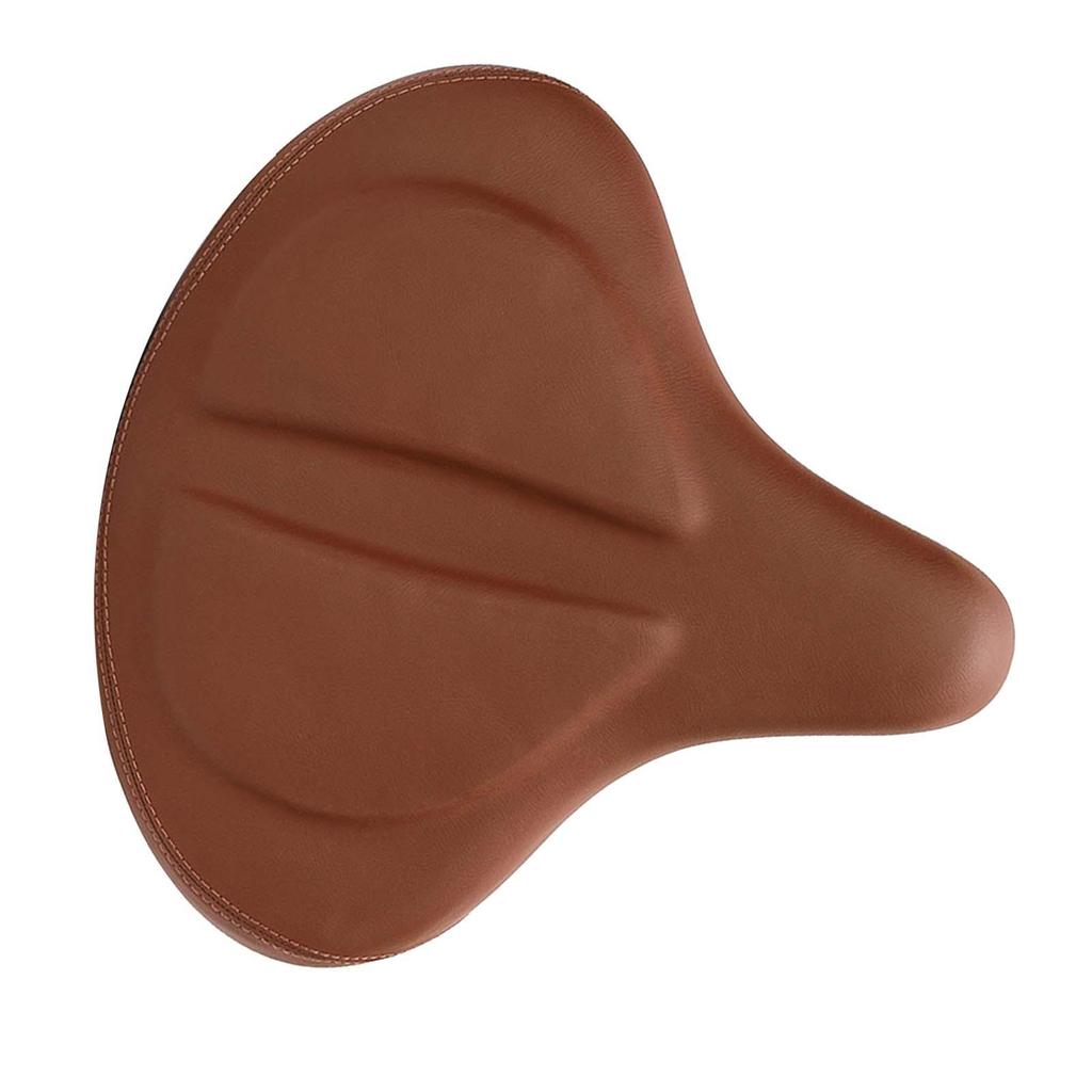 Bike Saddle Seat Bicycle Cushion PU Leather Classic Waterproof Retro Style Comfortable