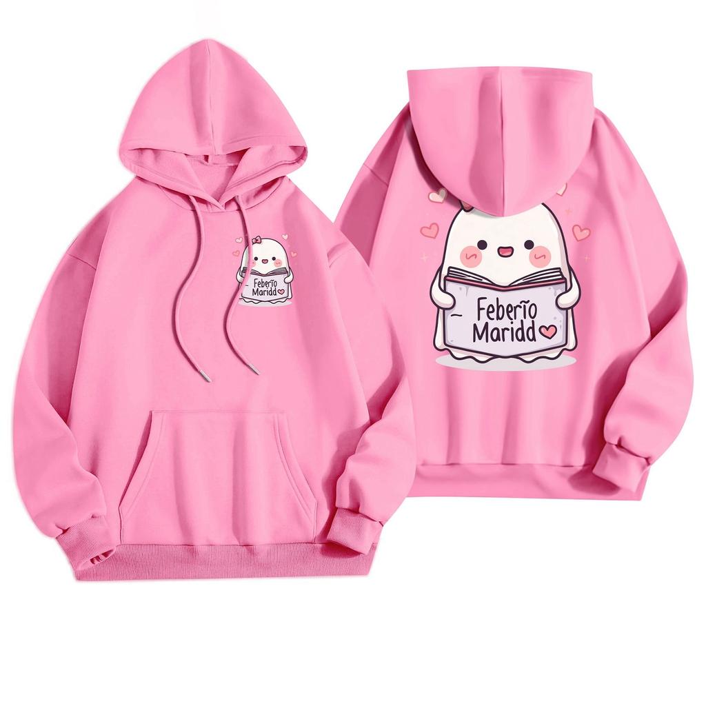 Women's Casual Fashion Halloween Printed Leisure Hooded Sweatshirt With Pockets