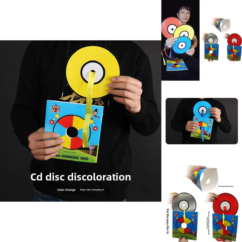Magic Color Changing Cd Magic Prop For Closeup Stage Performances