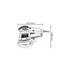 Ponceuse Excentrique GEX 34-150 - BOSCH - 340 W - Vitesse Constante - Pouvoir Abrasif Élevé