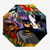 Custom Name Batman Theme Automatic Umbrella, Lightweight & Portable, 8 Rib, Perfect for Outdoor Travel, Birthdays, Christmas, Gifts.