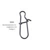 50Pcs Fishing Lures Connector High Strength Fishing Snapping Swivels Hook Snapping Pin Easy Snapping Fishing Hook
