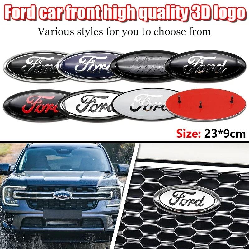 Autoaufkleber 2026 Ford Neu 2025 Heiß ABS 22,5cm Auto Front Heck Emblem Aufkleber Kofferraum Aufkleber für Ford Edge Escape Fiesta Transit Rang