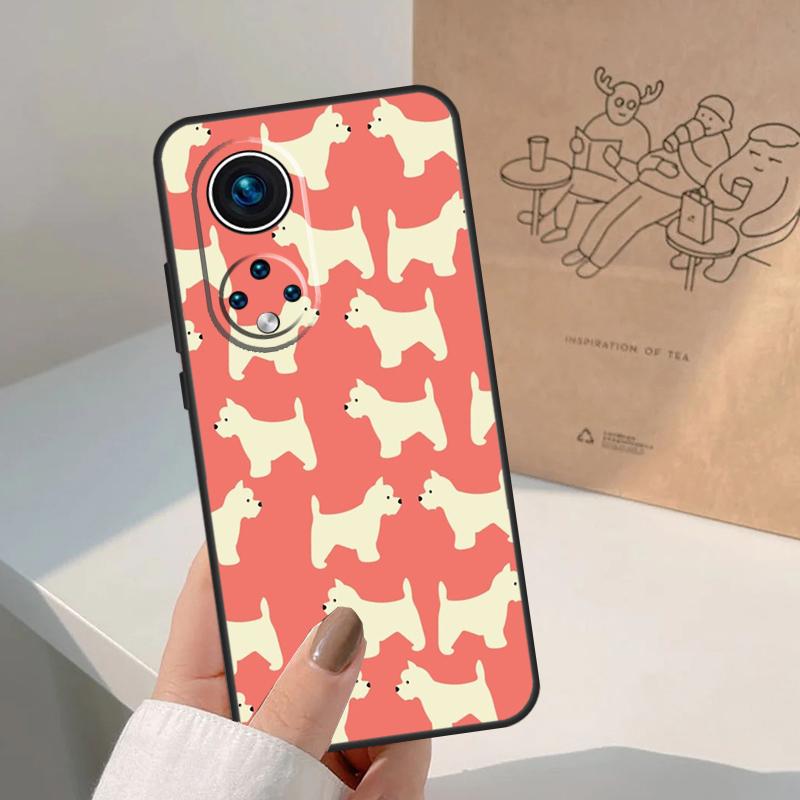 West Highland Terrier Westie For Honor Magic 8 5 6 7 Pro Case For Honor 400 200 Lite 50 70 90 X8c X8b X9a X9b X9c X9d Win