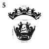 12pcs/set Halloween Hollow Paper Cup Spider Web Pumpkin Horror Castle Cake Wrap
