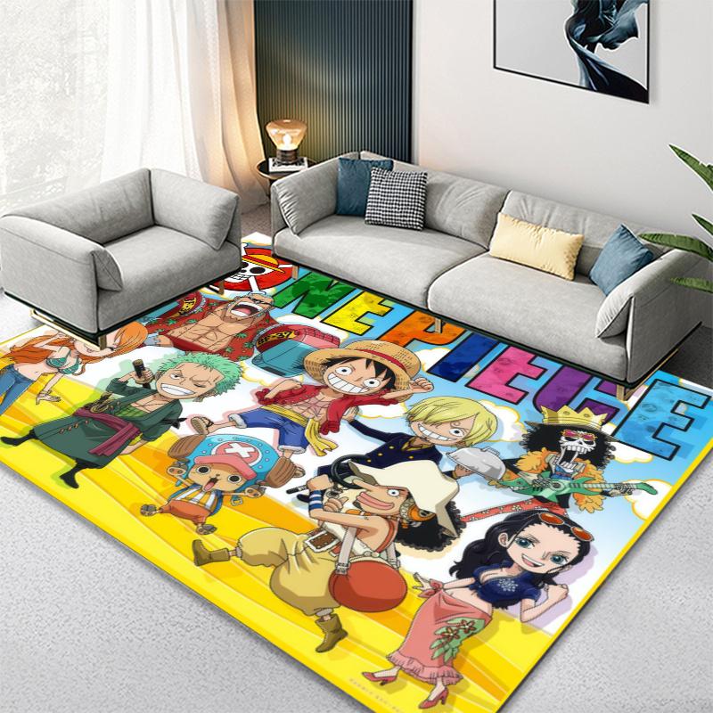 Anime One-Piece Adventure Carpet Rug for Living Room Bedroom Home Sofa Decoration,Kids play Non-slip Floor Mat