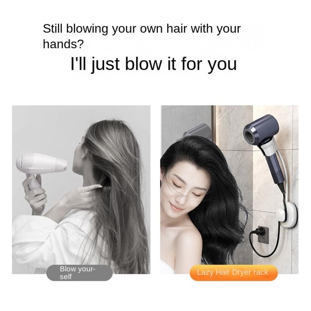 Uchwyt na suszarkę do włosów bez wiercenia Montowany na ścianie Uchwyt prysznicowy Uchwyt na suszarkę do włosów Łazienka