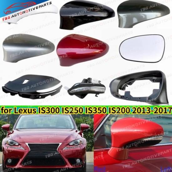 Side Mirror Cover Lens Frame for Lexus IS200 IS250 2013 - 2017 Lamp Lower Cap