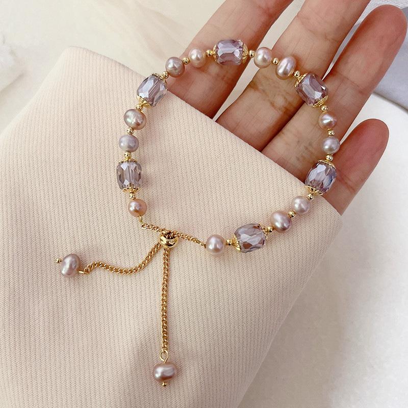 Fashion Classic Pearl Bracelet For Women Girls High Quality Pearl Adjustable Beaded Bracelet Fine Jewelry Accessories Gifts