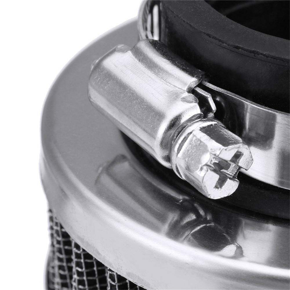 2x 42mm Stainless Steel Air Filter Cleaner For Motorcycle ATV Scooter Universal
