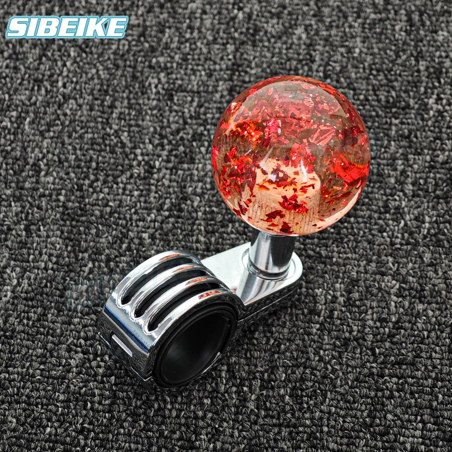NEW Universal Car Truck Steering Wheel Aid Power Handle Assister Spinner Knob Ball красный