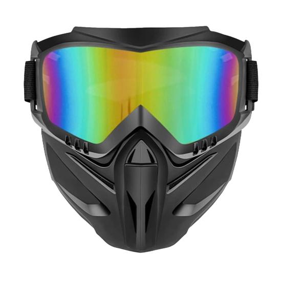 Anti-Fog Full Face Goggle Mask, Detachable 2-in-1 Lawn Mowing Goggles And Welding Mask Impact Resistant Windproof Protective Gear