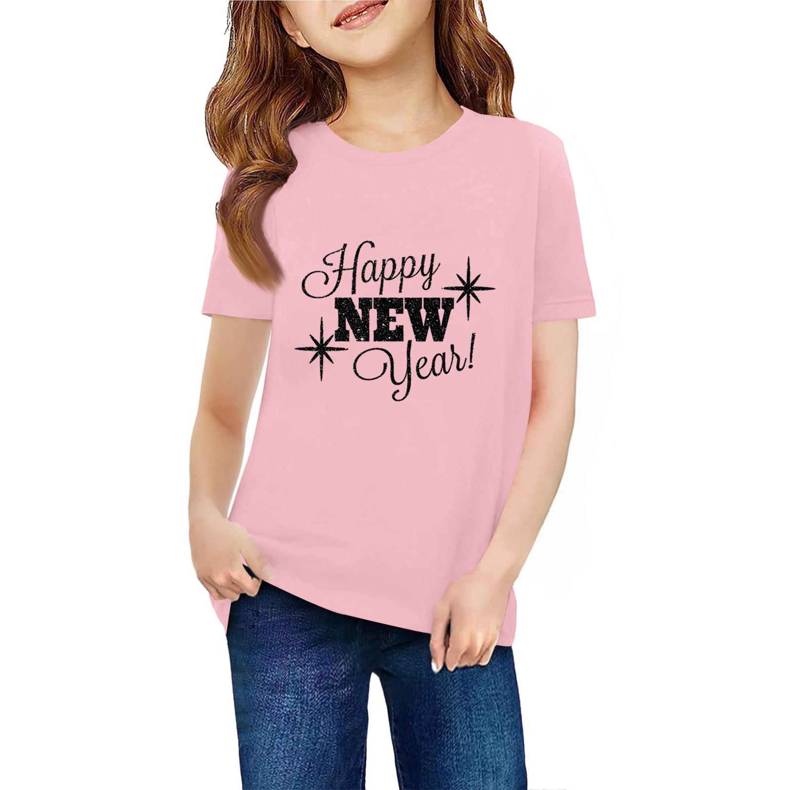 

Children s Short Sleeve Neck T-Shirt Animal Print Daily Casual Top 140