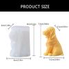 Animal Dog Shaped Candle Silicone Molds for Candle Soap Table Ornaments Gypsum Decorations, Epoxy Resin Silicone Molds