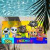 Talking T-Tom And F-Friends Towel Quick Drying Beach Towels Are Suitable For Swimming Pools Camping Yoga And The Gym