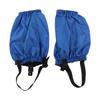 1 Pair Hiking Leg Gaiters Polyester Fiber Waterproof Legging Gaiters for Camping Mountain Climbing Fishing Blue