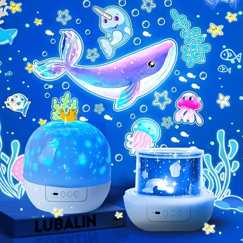 Galaxy Star Projector Night Light with 360° Rotating Star Projector & Starry Sky Ceiling Light for Room Star Light Projectors