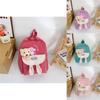 Cute Bear Pattern Kids Backpack For Preschool Durable Nylon With Padded Straps