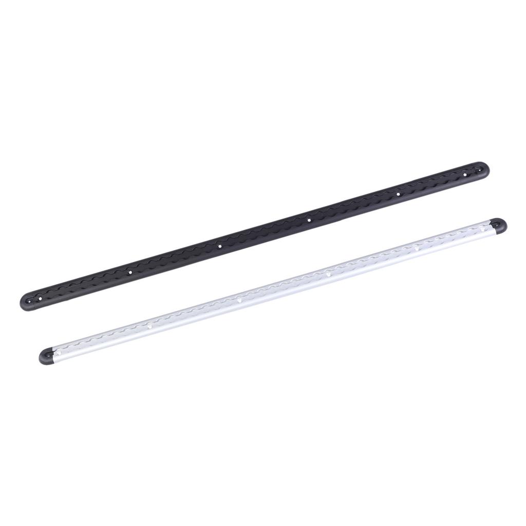 2 Pack L Track Tie Down System with 4 Round Ring Fittings End Caps 1 Meter Long Aluminum for Motorcycles ATVs Dirt Bikes Utility