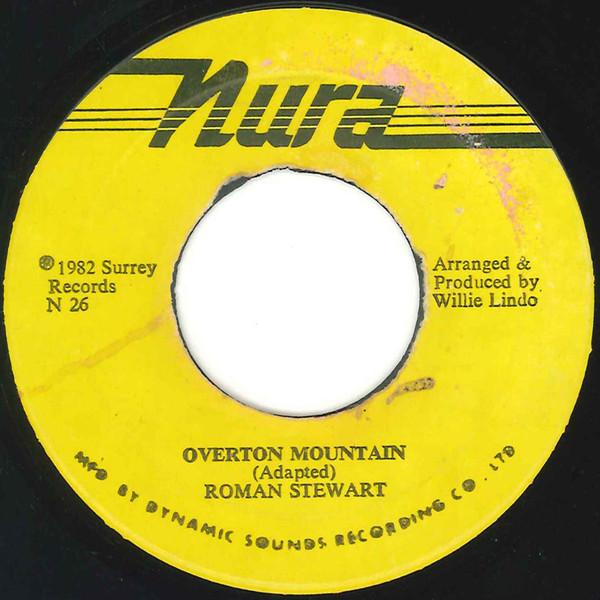 7inch Record ROMAN STEWART Overton Mountain N26 Nura 1982 Jamaica Reggae Ska Dub Used