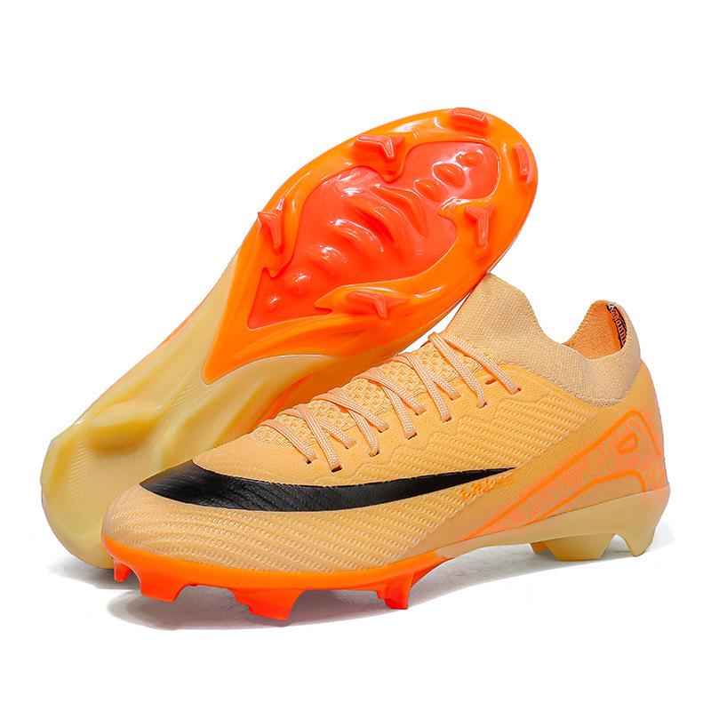 Men's High-Top World Cup Football Shoes - AG Long Studs & TF Turf for Training & Competition