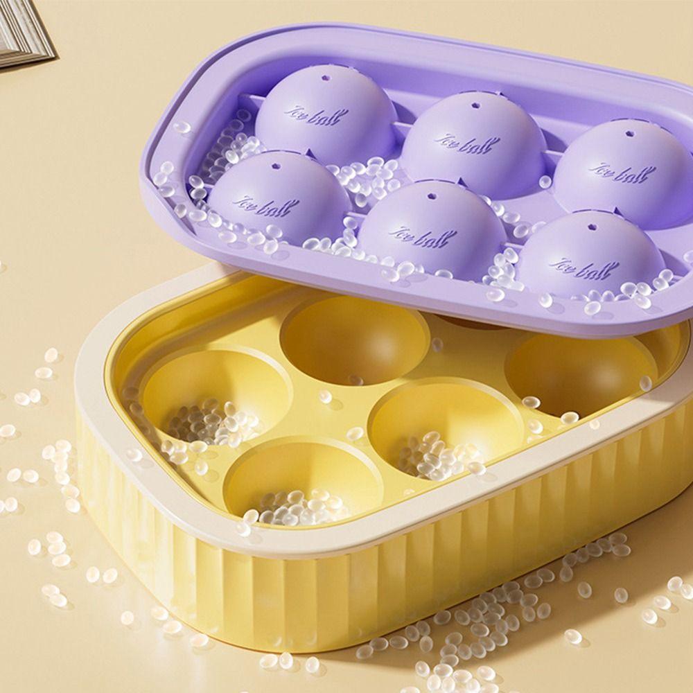Easy To Demould Ice Box Dopamine Round Ice Trays New Ice Ball Mold