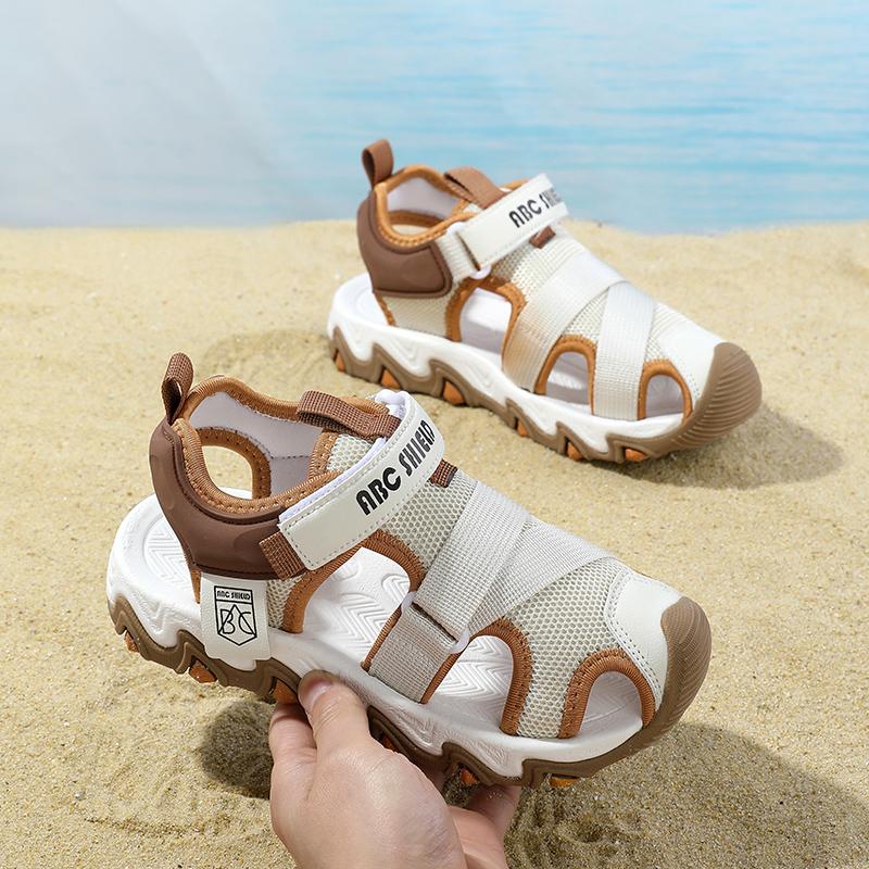 28-39 Summer Kids Closed Toe Collision Prevention Girls Sandals Sports Shoes Boys Sandals Flip-Flops