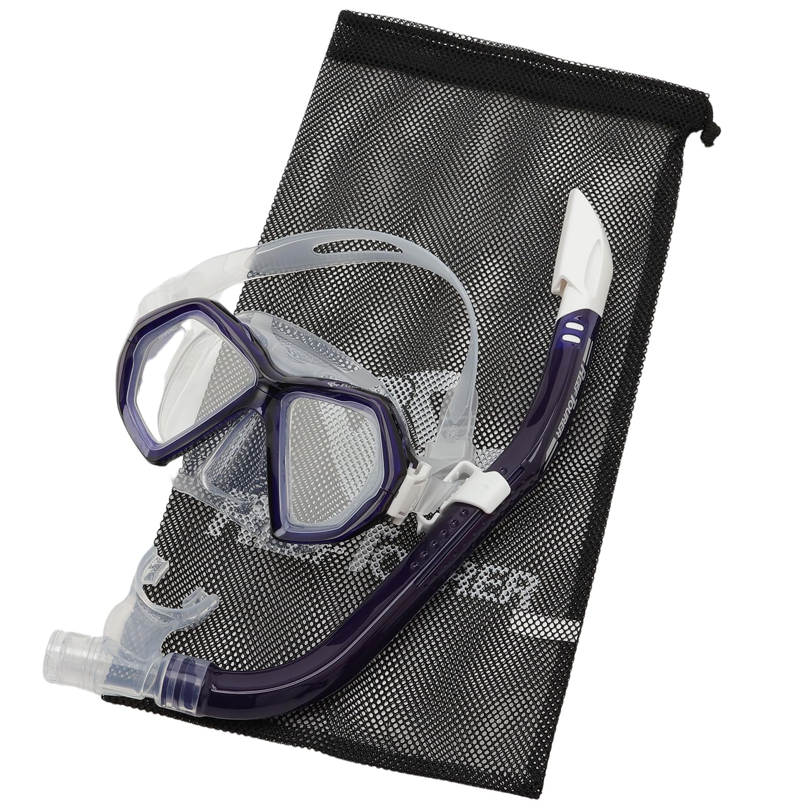 

Эксклюзивный набор для снорклинга REEF TOURER от Amazon.co.jp для возраста от 10 лет и старше, включает маску для снорклинга с двумя стеклами, трубку с защитой от брызг и сетчатую сумку, кобальтово-синий, RC0107