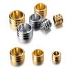 20ks/šarže 5/6,5/8mm z nerezové oceli velké dírky vymezovací korálky pro DIY náhrdelník náramek přívěsek na výrobu šperků nález příslušenství