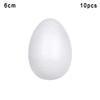 1/5/10PCS White Foam Eggs Solid Modelling Polystyrene Styrofoam Foam Ball Eggs Shape DIY Festival Decorations Kids Gifts