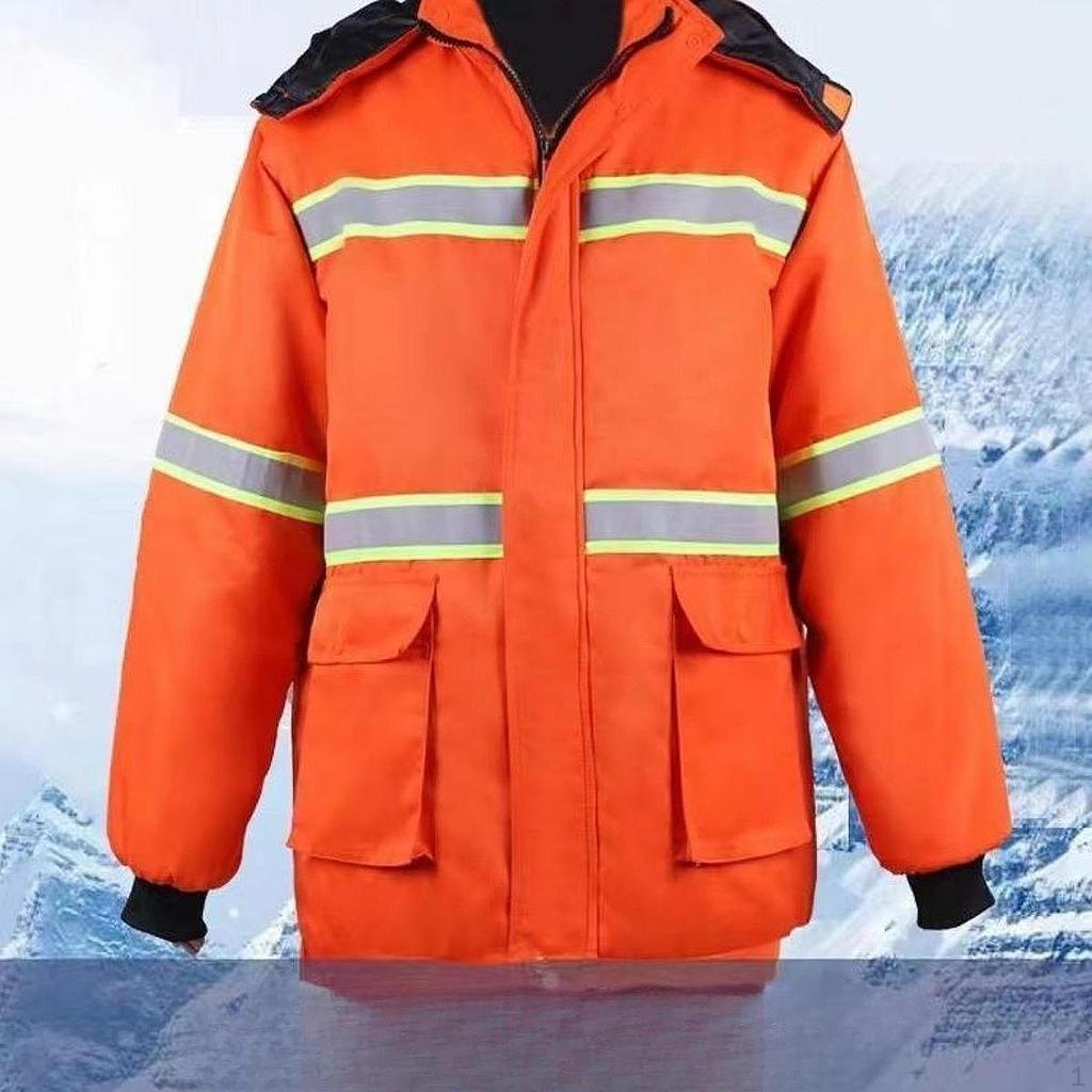 Safe Jacket for Men Women Insulated Hooded with Pockets and Zipper