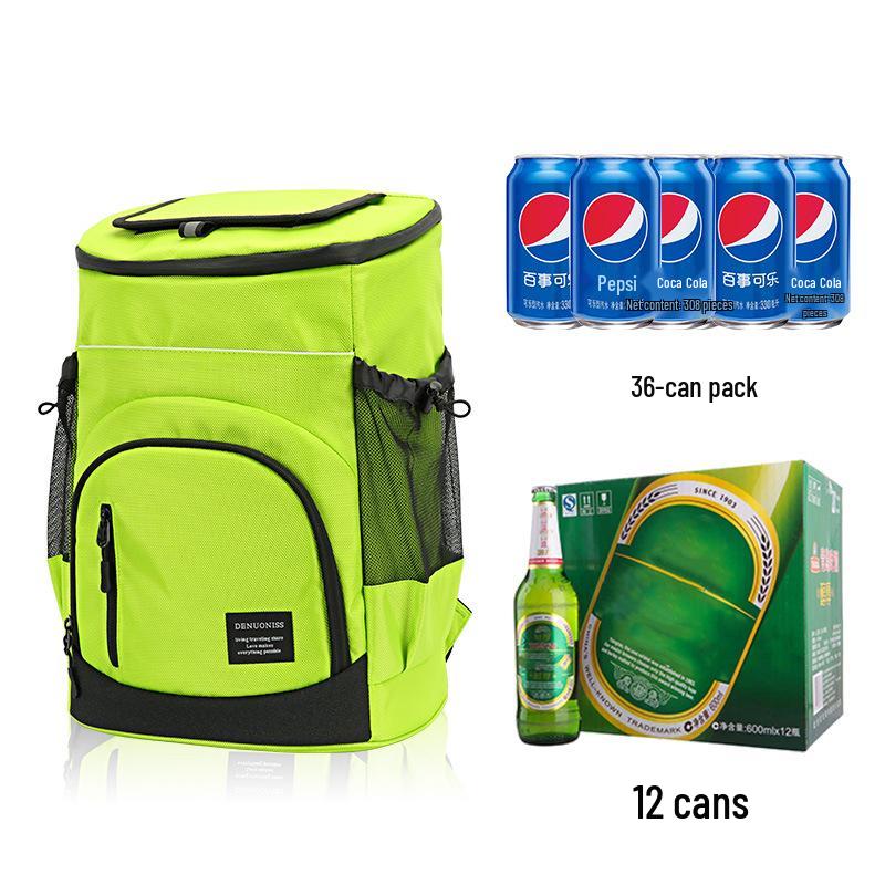 30L Lightweight Insulated Outdoor Backpack with Leakproof Ice Pack for Picnics and Beer