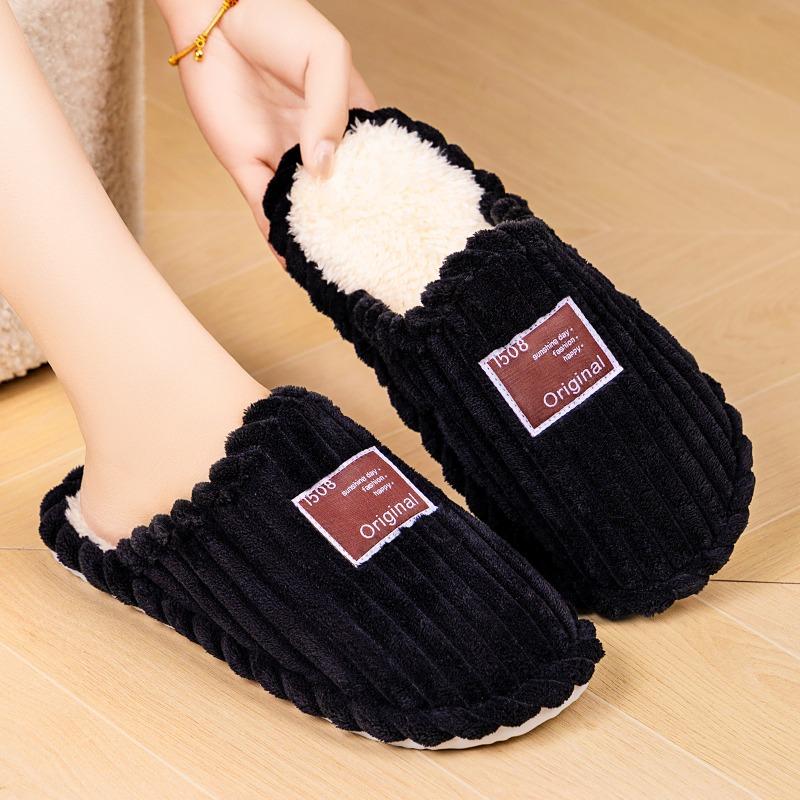 Shoes Women's Cotton Shoes Winter Home Cotton Slippers One-pedal Cotton Boots Warm Women's Shoes Large Size Women's Short Boots