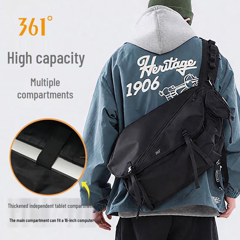 Мужская сумка-мессенджер 361° большой емкости для 16-дюймового ноутбука