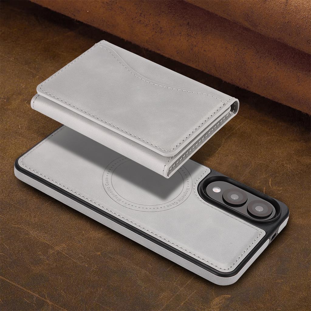 Magnetic 2 - In - 1 Case Wallet for Samsung S24 - 25 Series, Shockproof & RFID Blocking, 9 - Card Storage & Stand