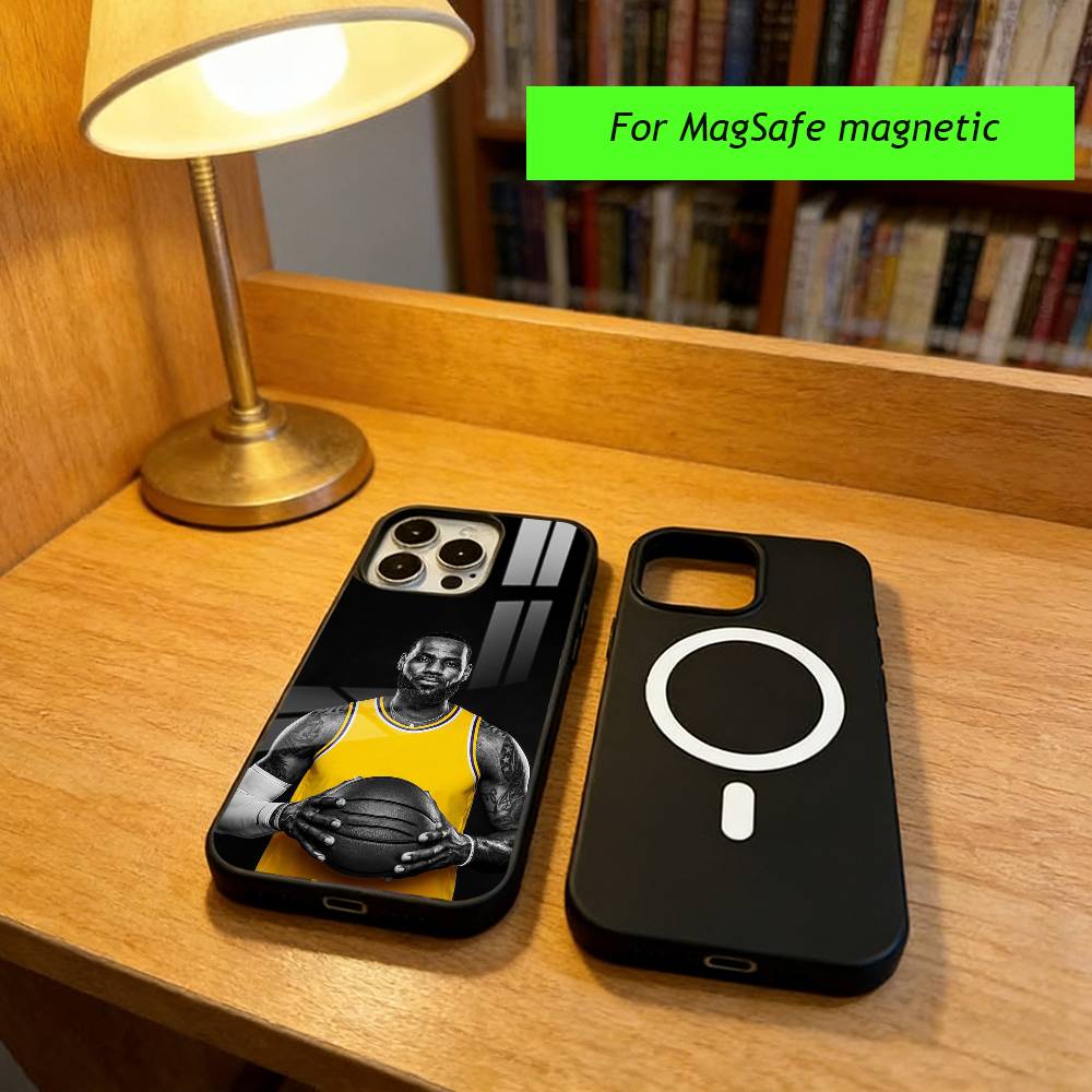 LeBron James Phone Case For iPhone17,16,15,14,13,12,11 Plus,Pro Magnetic For Magsafe Wireless Charging