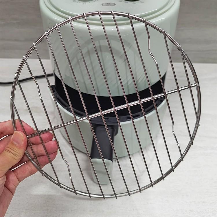 304 Stainless Steel Skewer Rack & Baking Pan for Air Fryer/Oven