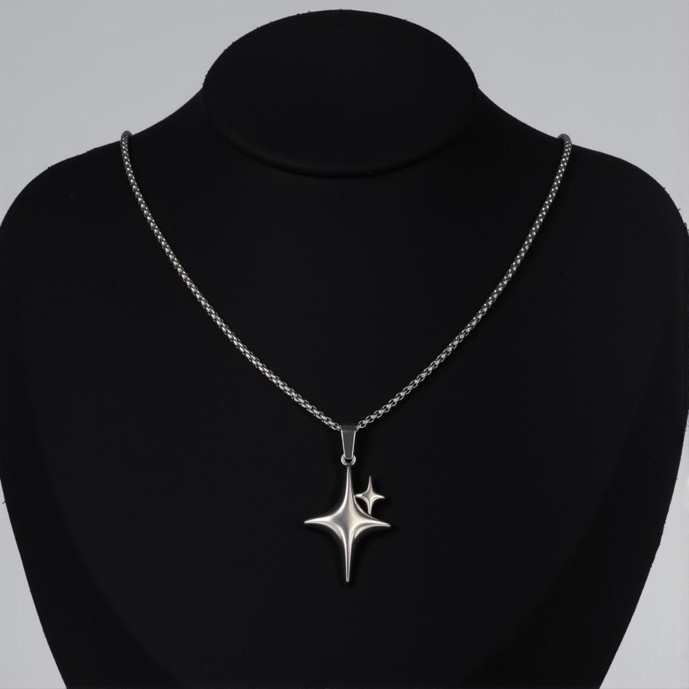 Hollowed Vortex Necklace Gothic Metal Chain Jewelry New Spiral Pendant Necklace Gifts