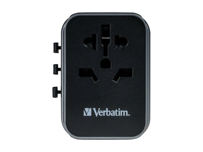 Adaptateur secteur universel de voyage - verbatim - uta-03 - 30 watt - pd 3.0 - quick charge 3.0