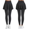 Women's Fashion Color High Waisted Hip Lifting Yoga Skirt Fitness Skirt Outdoor Training Sports Pants Skirt