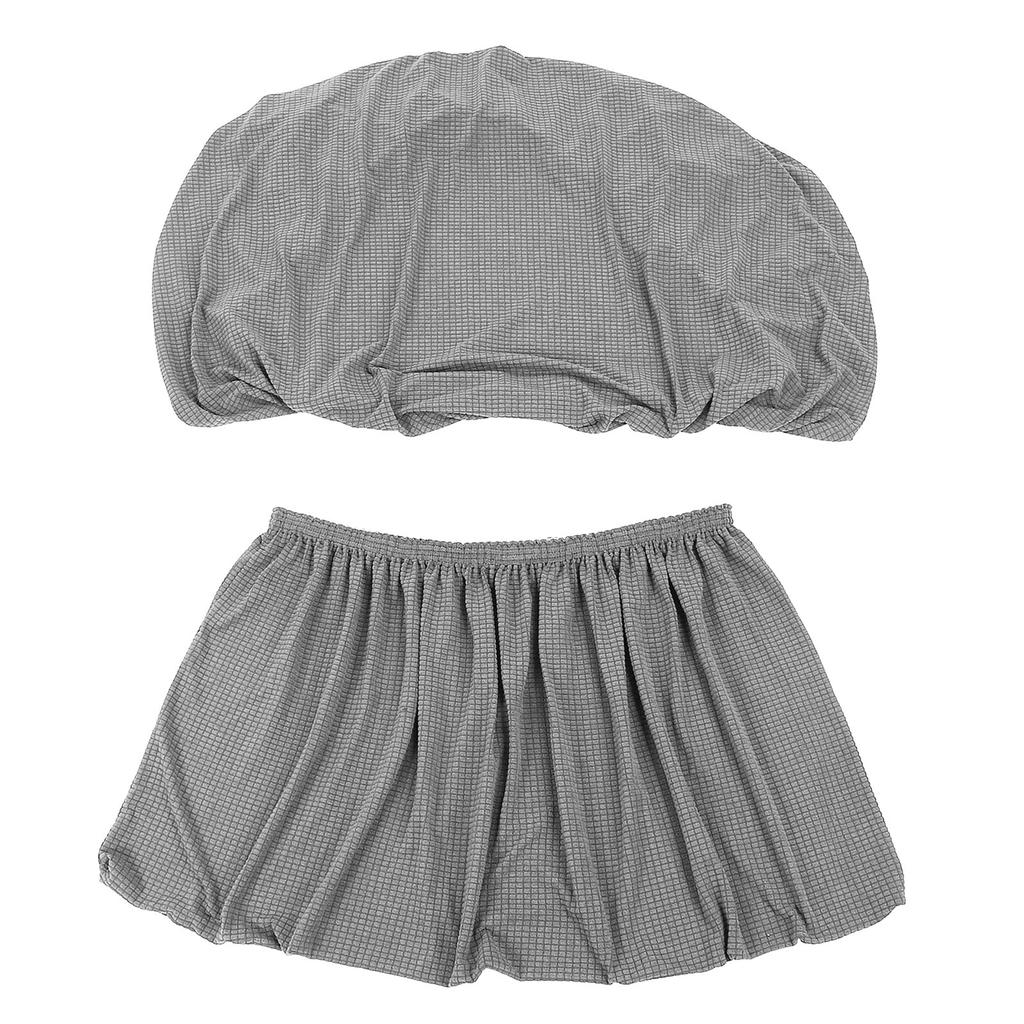 RV Dinette Cushion Covers Water Resistant Elastic Sofa Furniture Protector for Trailer Motorhome Camping Vehicle Light